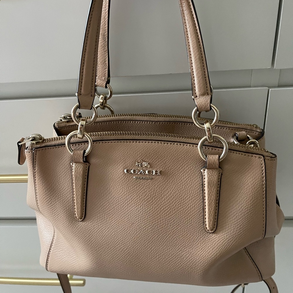 Coach tan bag